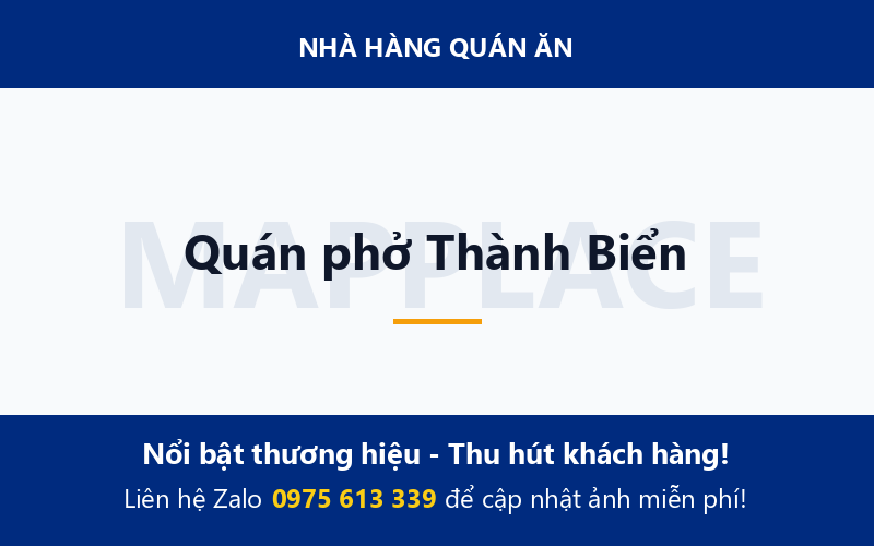 Quán phở Thành Biển