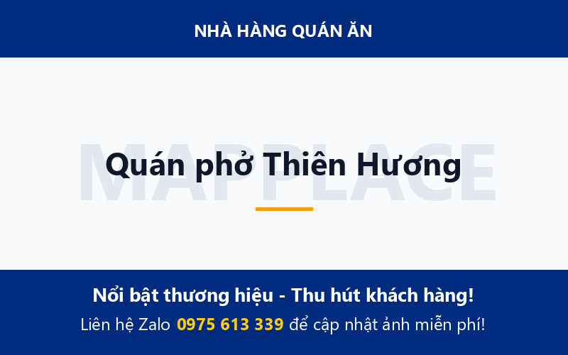 Quán phở Thiên Hương