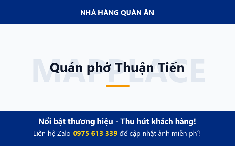 Quán phở Thuận Tiến