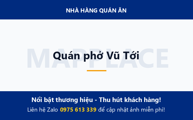 Quán phở Vũ Tới
