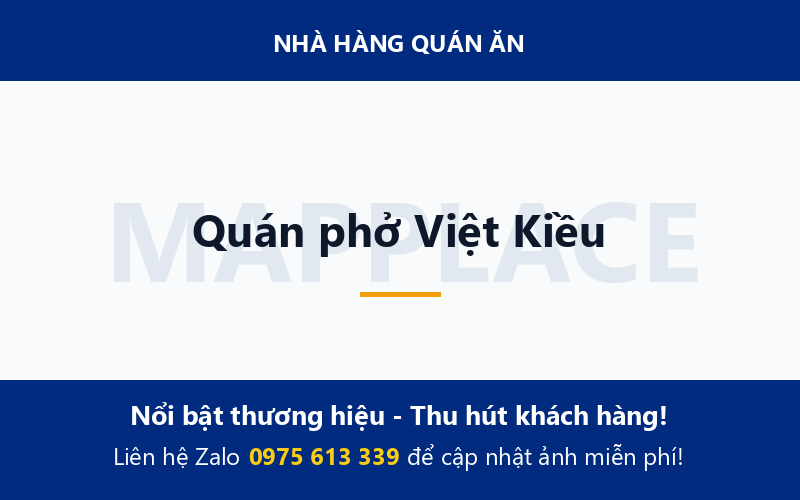 Quán phở Việt Kiều