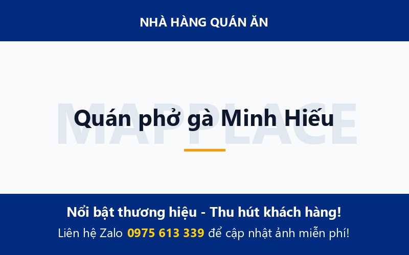 Quán phở gà Minh Hiếu