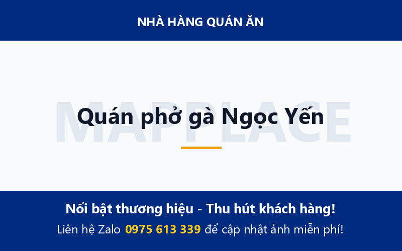 Quán phở gà Ngọc Yến