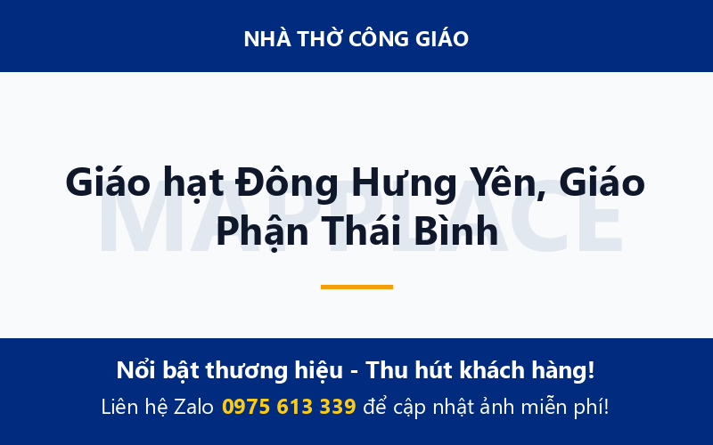 Giáo hạt Đông Hưng Yên, Giáo Phận Thái Bình