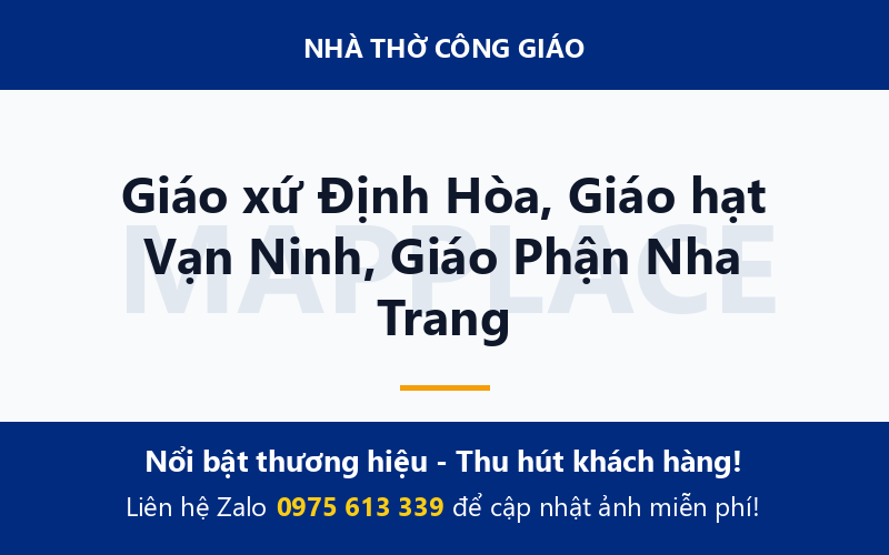 Giáo xứ Định Hòa, Giáo hạt Vạn Ninh, Giáo Phận Nha Trang