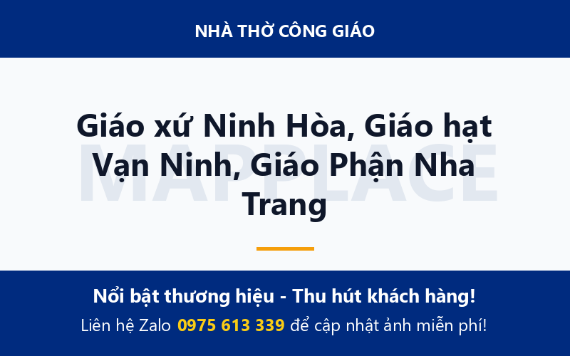 Giáo xứ Ninh Hòa, Giáo hạt Vạn Ninh, Giáo Phận Nha Trang