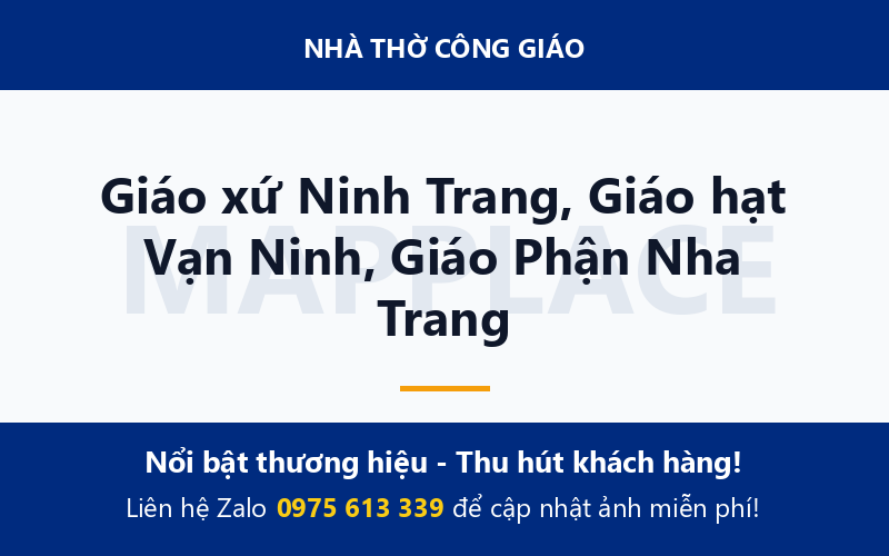 Giáo xứ Ninh Trang, Giáo hạt Vạn Ninh, Giáo Phận Nha Trang