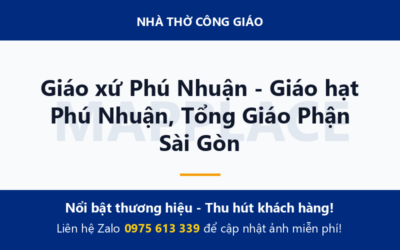 Giáo xứ Phú Nhuận - Giáo hạt Phú Nhuận, Tổng Giáo Phận Sài Gòn