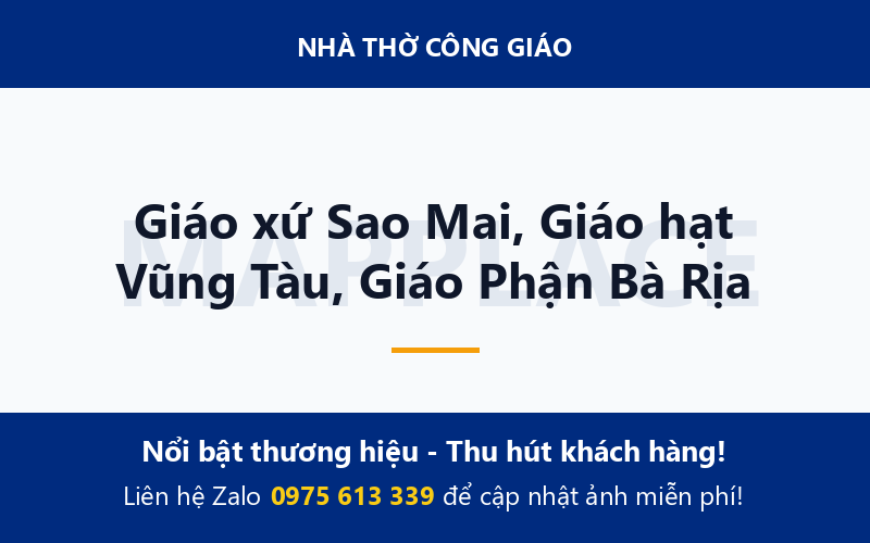 Giáo xứ Sao Mai, Giáo hạt Vũng Tàu, Giáo Phận Bà Rịa