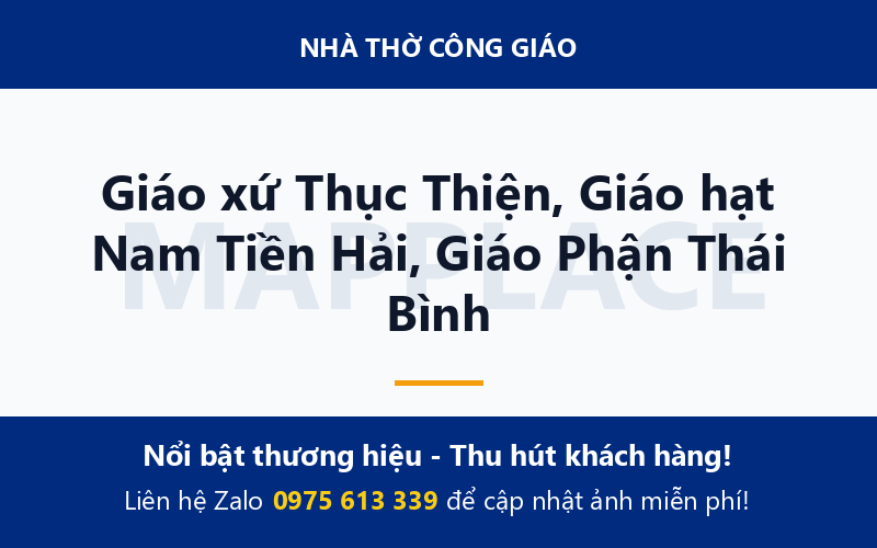 Giáo xứ Thục Thiện, Giáo hạt Nam Tiền Hải, Giáo Phận Thái Bình