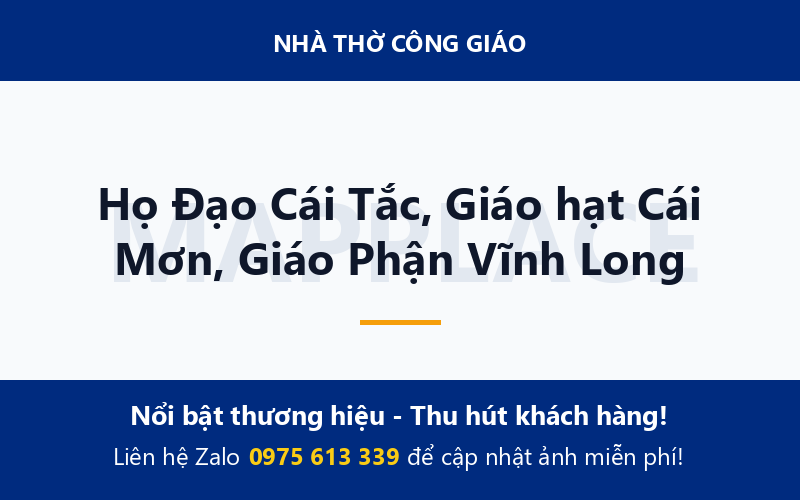 Họ Đạo Cái Tắc, Giáo hạt Cái Mơn, Giáo Phận Vĩnh Long