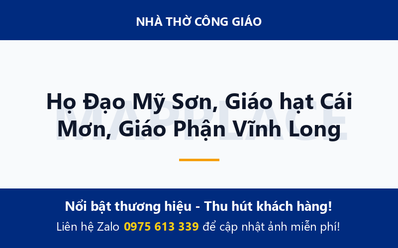 Họ Đạo Mỹ Sơn, Giáo hạt Cái Mơn, Giáo Phận Vĩnh Long