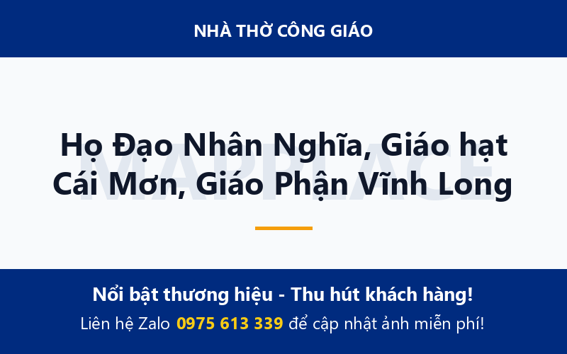 Họ Đạo Nhân Nghĩa, Giáo hạt Cái Mơn, Giáo Phận Vĩnh Long