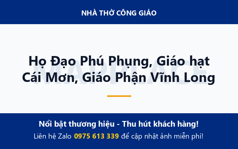 Họ Đạo Phú Phụng, Giáo hạt Cái Mơn, Giáo Phận Vĩnh Long
