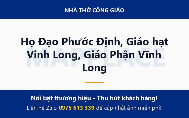 Họ Đạo Phước Định, Giáo hạt Vinh Long, Giáo Phận Vĩnh Long