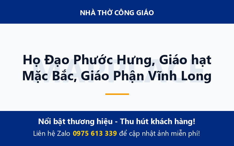 Họ Đạo Phước Hưng, Giáo hạt Mặc Bắc, Giáo Phận Vĩnh Long