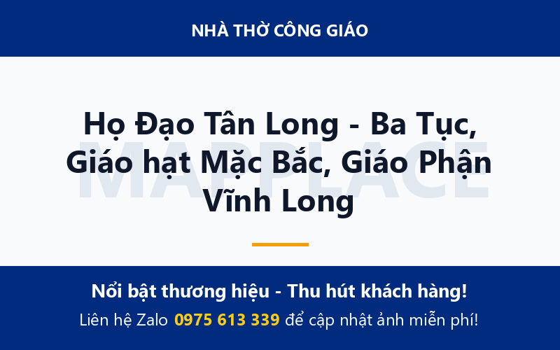 Họ Đạo Tân Long - Ba Tục, Giáo hạt Mặc Bắc, Giáo Phận Vĩnh Long