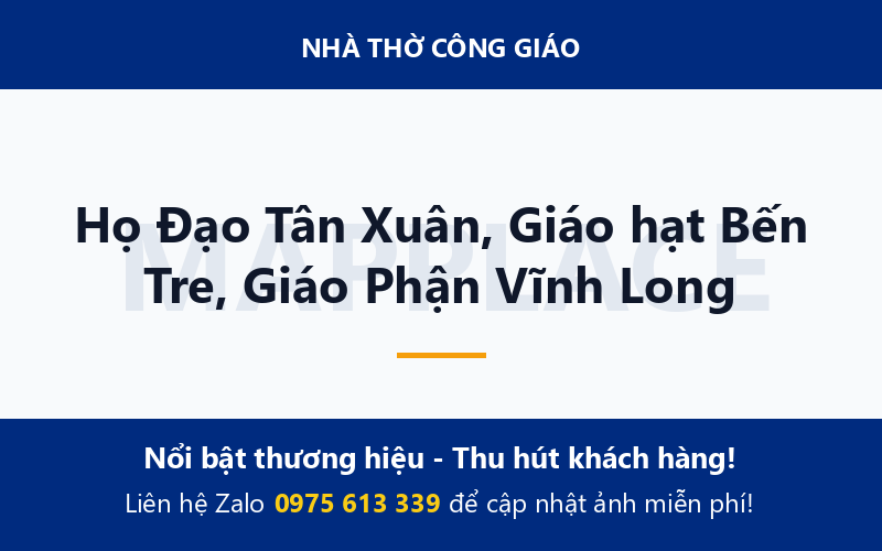 Họ Đạo Tân Xuân, Giáo hạt Bến Tre, Giáo Phận Vĩnh Long