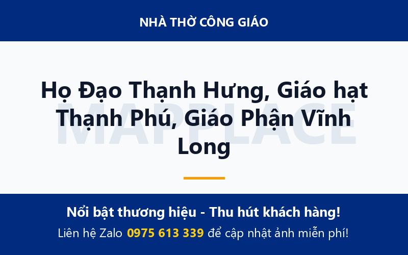 Họ Đạo Thạnh Hưng, Giáo hạt Thạnh Phú, Giáo Phận Vĩnh Long