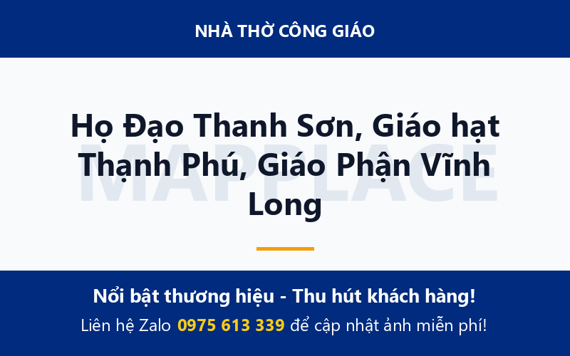 Họ Đạo Thanh Sơn, Giáo hạt Thạnh Phú, Giáo Phận Vĩnh Long