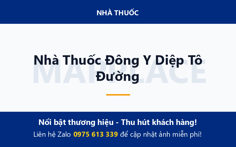 Nhà Thuốc Đông Y Diệp Tô Đường