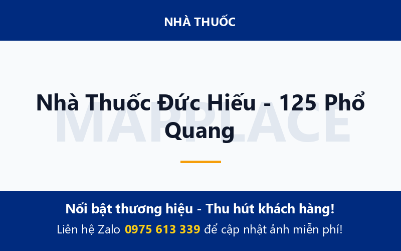 Nhà Thuốc Đức Hiếu - 125 Phổ Quang