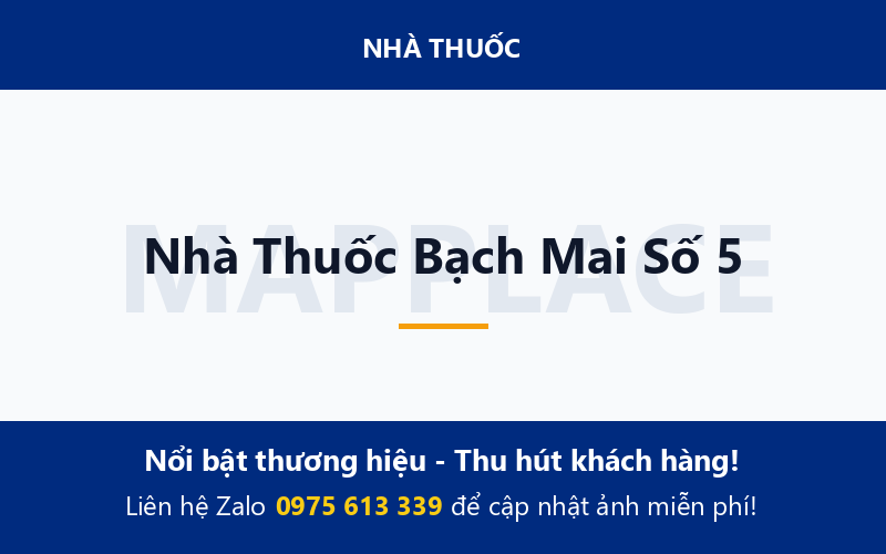 Nhà Thuốc Bạch Mai Số 5