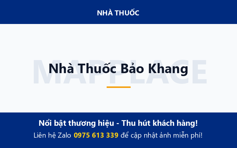 Nhà Thuốc Bảo Khang