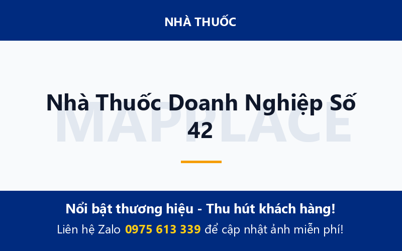 Nhà Thuốc Doanh Nghiệp Số 42