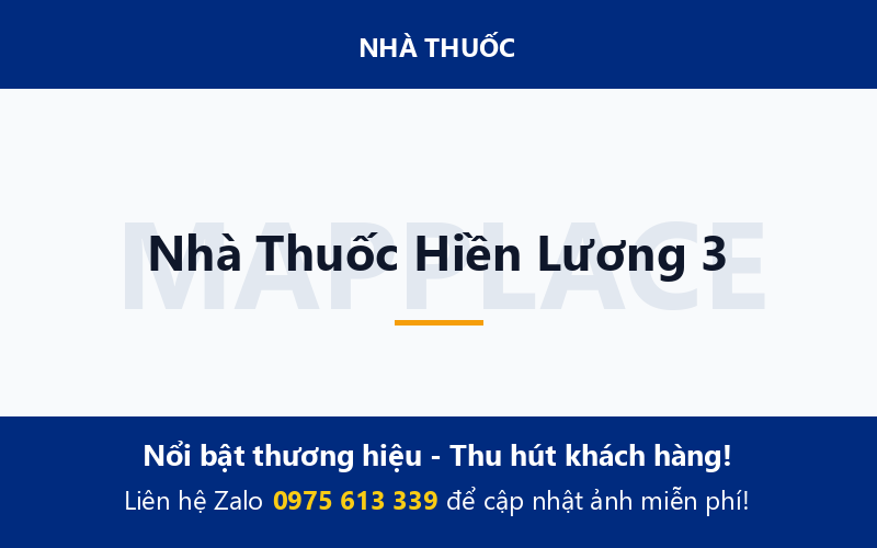 Nhà Thuốc Hiền Lương 3
