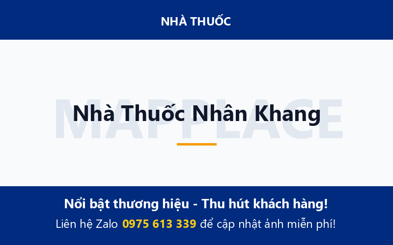 Nhà Thuốc Nhân Khang