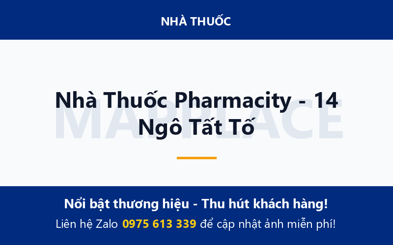 Nhà Thuốc Pharmacity - 14 Ngô Tất Tố