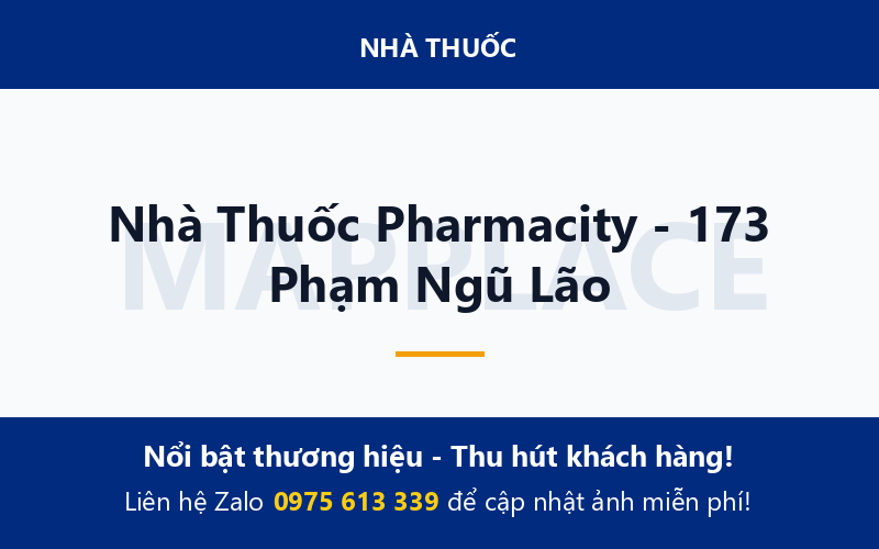 Nhà Thuốc Pharmacity - 173 Phạm Ngũ Lão