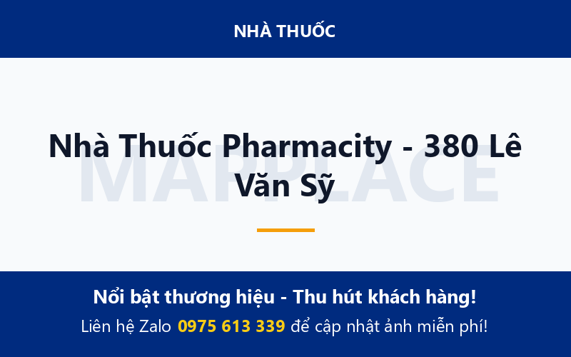 Nhà Thuốc Pharmacity - 380 Lê Văn Sỹ
