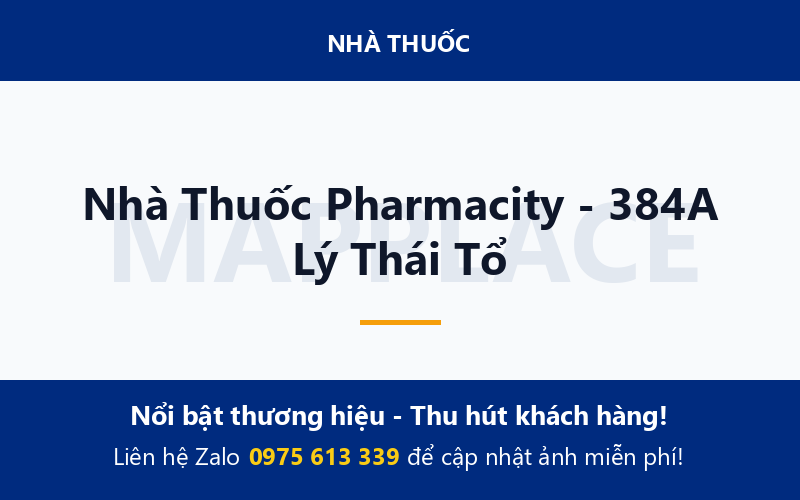Nhà Thuốc Pharmacity - 384A Lý Thái Tổ