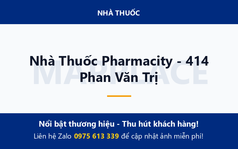 Nhà Thuốc Pharmacity - 414 Phan Văn Trị