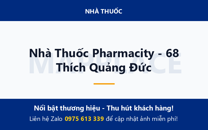 Nhà Thuốc Pharmacity - 68 Thích Quảng Đức
