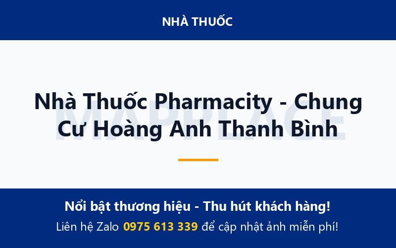 Nhà Thuốc Pharmacity - Chung Cư Hoàng Anh Thanh Bình