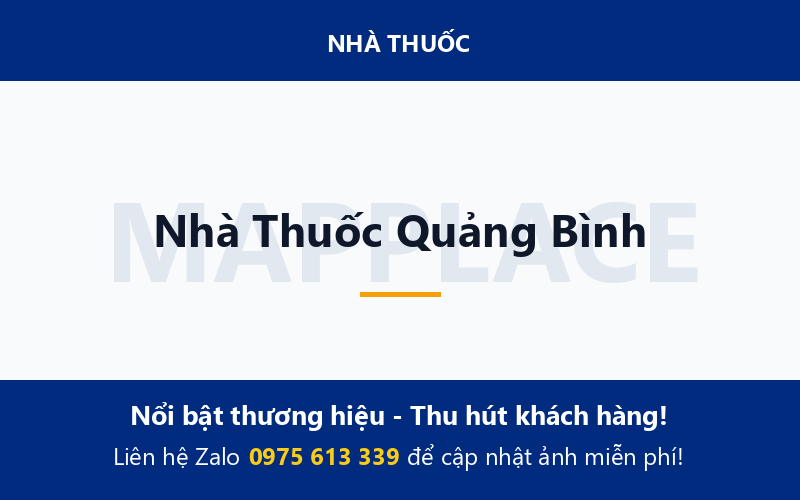 Nhà Thuốc Quảng Bình