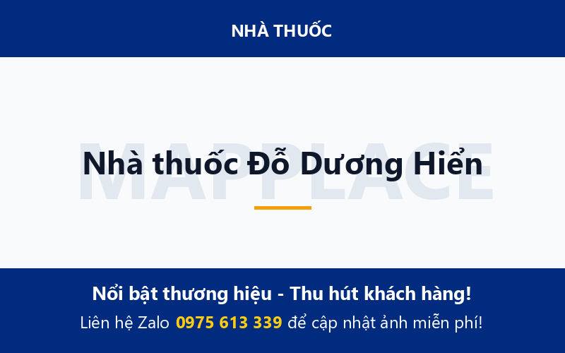 Nhà thuốc Đỗ Dương Hiển
