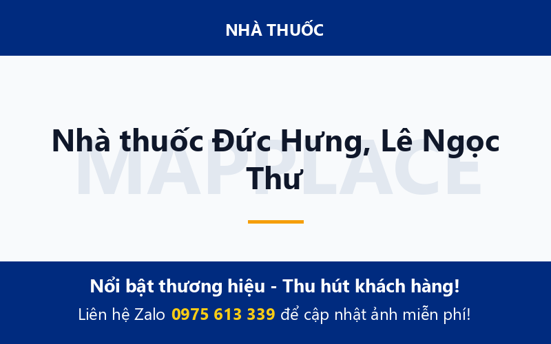 Nhà thuốc Đức Hưng, Lê Ngọc Thư