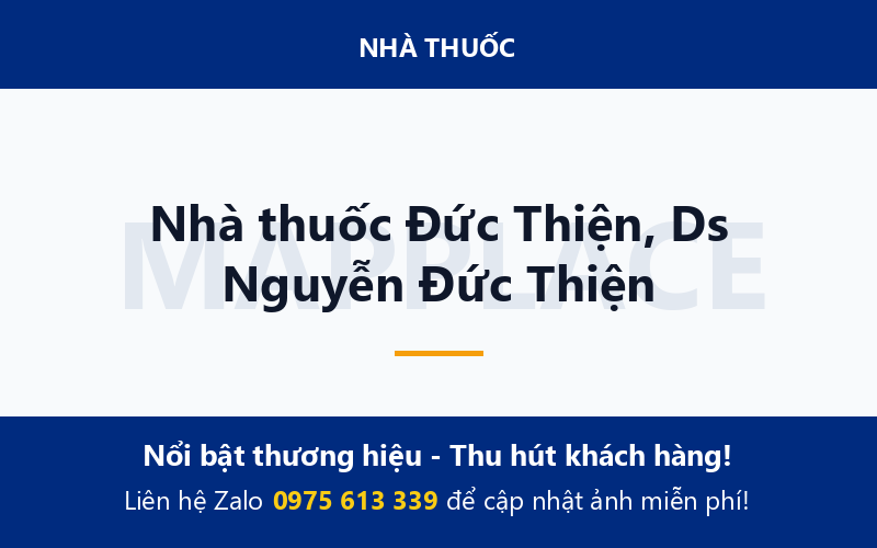 Nhà thuốc Đức Thiện, Ds Nguyễn Đức Thiện