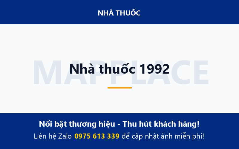 Nhà thuốc 1992