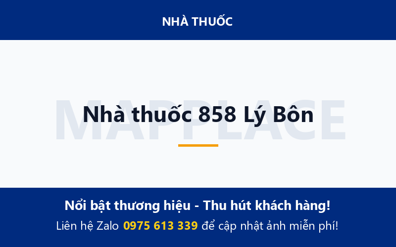 Nhà thuốc 858 Lý Bôn