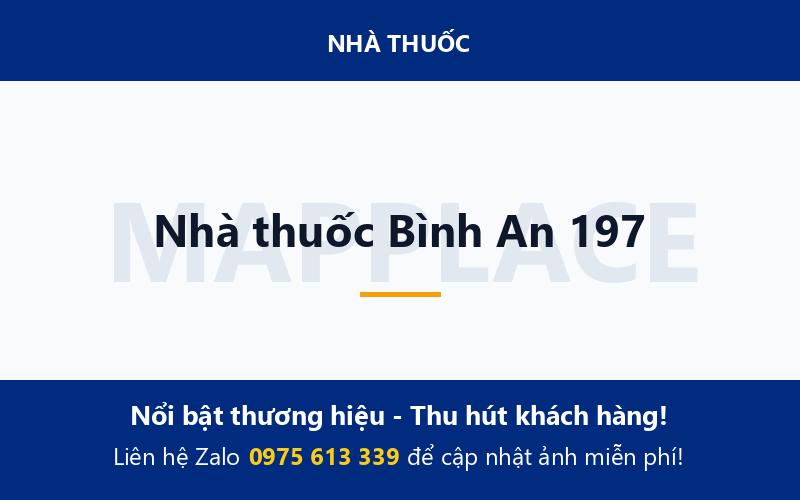 Nhà thuốc Bình An 197