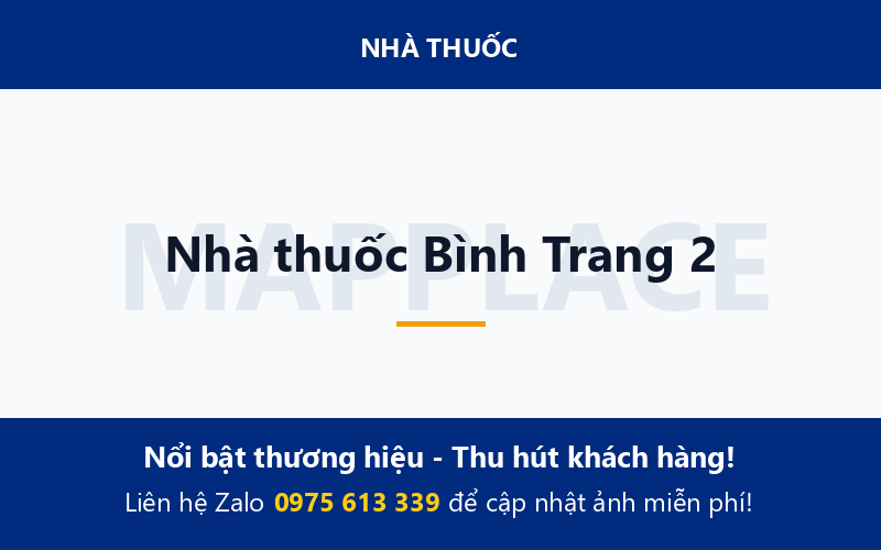 Nhà thuốc Bình Trang 2