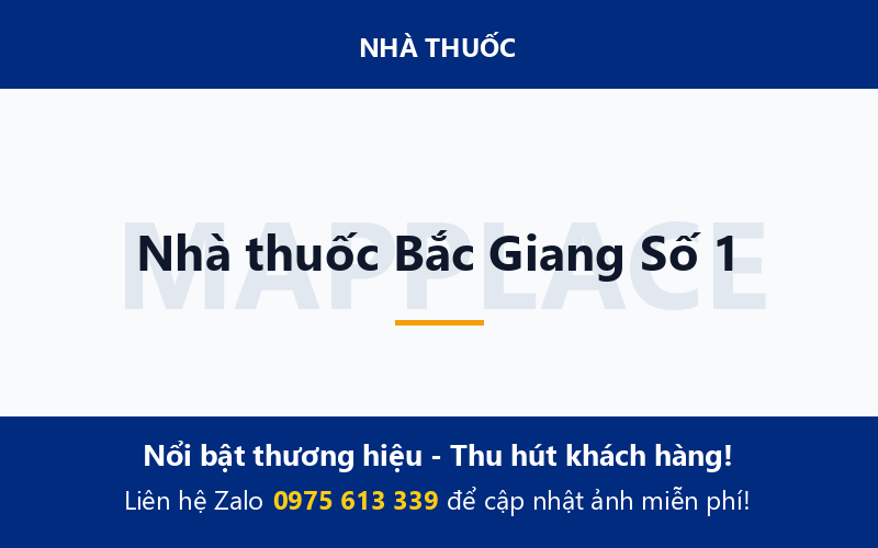 Nhà thuốc Bắc Giang Số 1