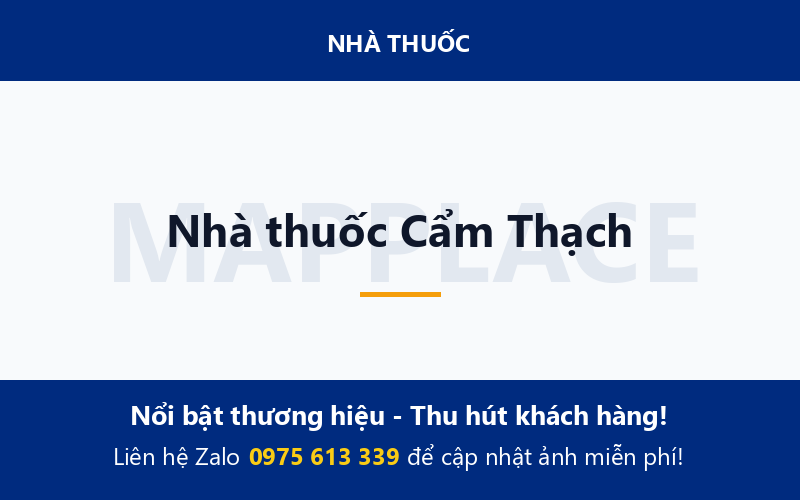 Nhà thuốc Cẩm Thạch