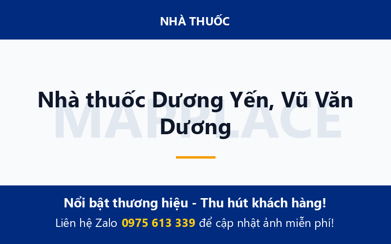 Nhà thuốc Dương Yến, Vũ Văn Dương