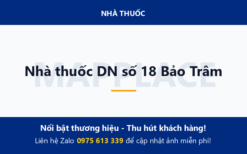 Nhà thuốc DN số 18 Bảo Trâm